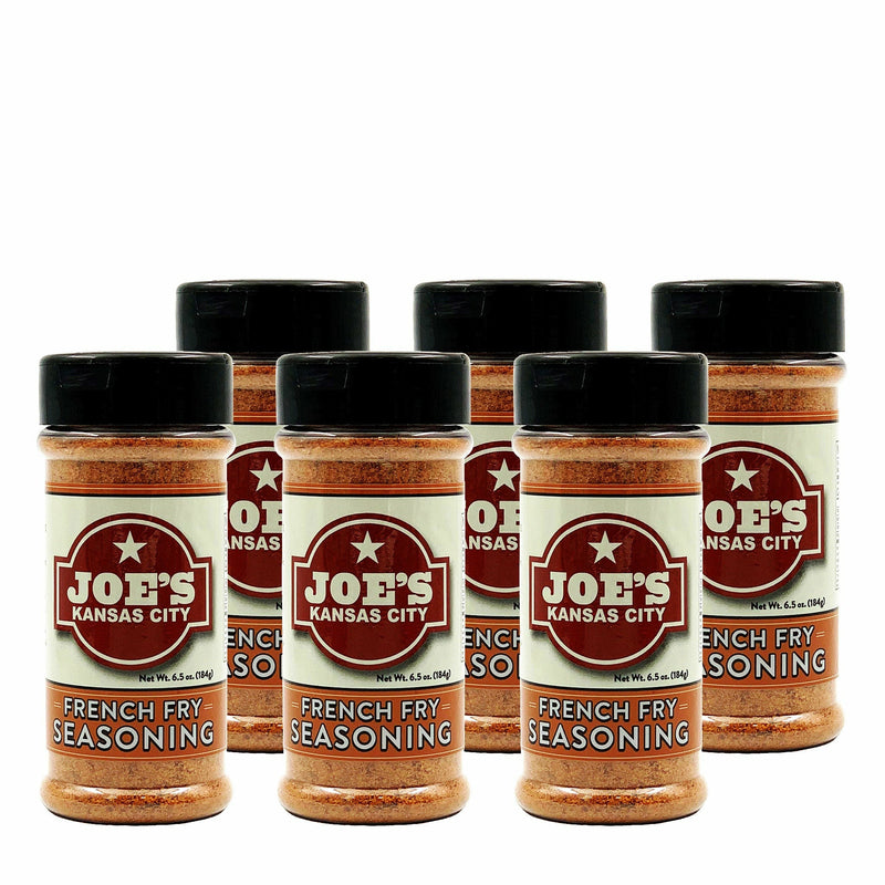 Joe's Kansas City French Fry Seasoning 6.5 oz. - Case of 6 - The Kansas City BBQ Store