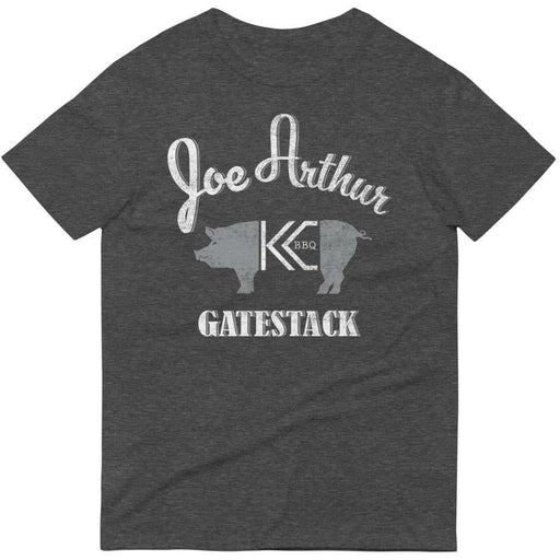 Joearthur Gatestack - Charcoal White Logo T-Shirt - The Kansas City BBQ Store