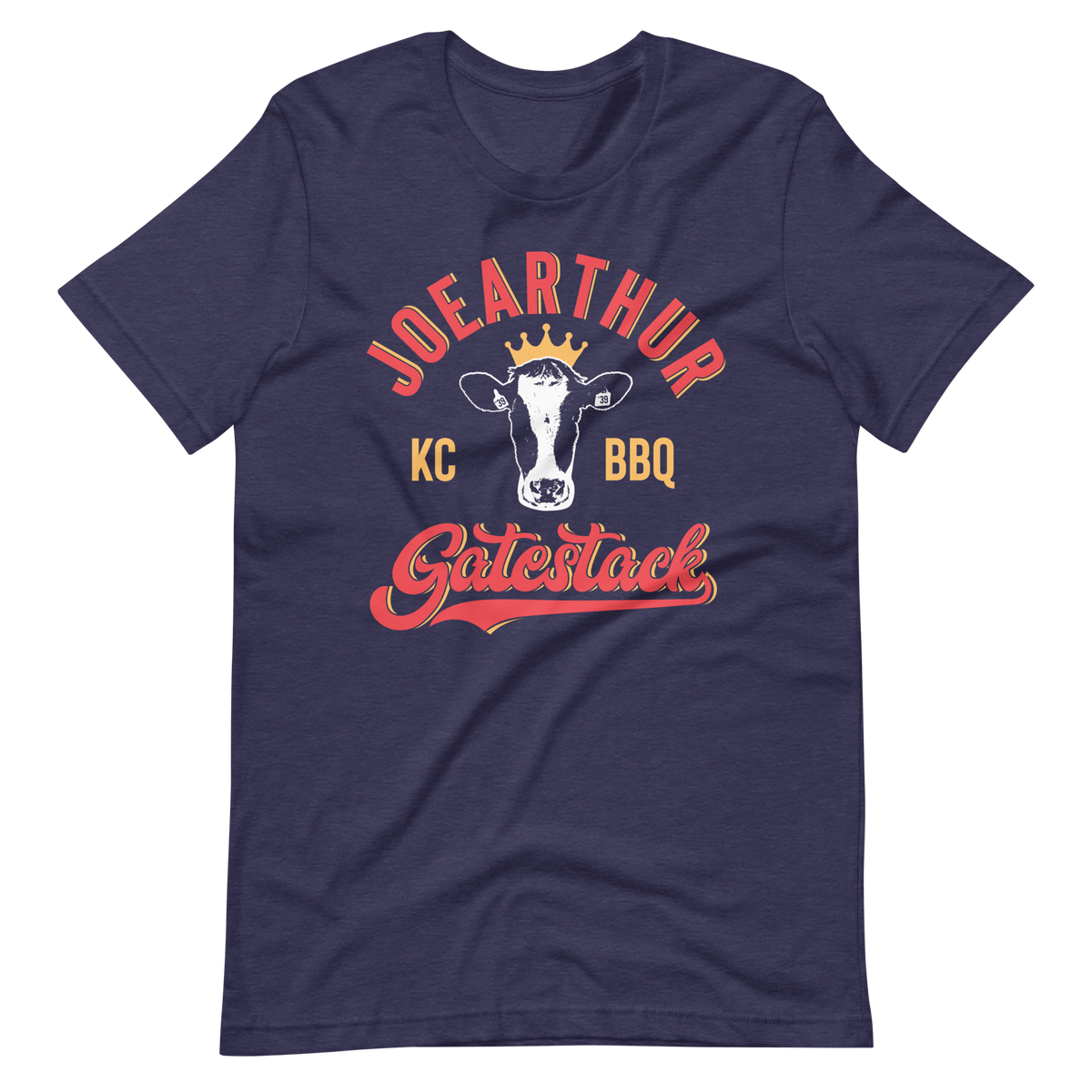 Joearthur Gatestack Cow Head Logo TShirt Navy Blue The Kansas City
