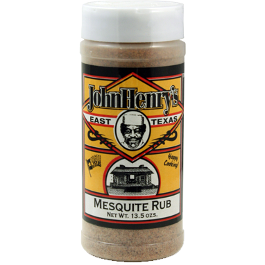John Henry's Mesquite Rub 15 oz. - The Kansas City BBQ Store