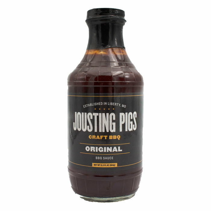 Jousting Pigs Original BBQ Sauce 21.3 oz. - The Kansas City BBQ Store