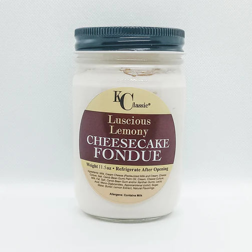 KC Classic Lemony Cheesecake Fondue 11.5 oz. - The Kansas City BBQ Store