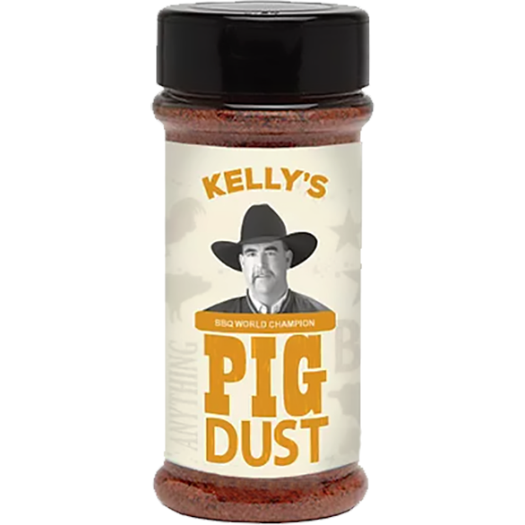 Kelly's Pig Dust 13.5 oz. - The Kansas City BBQ Store