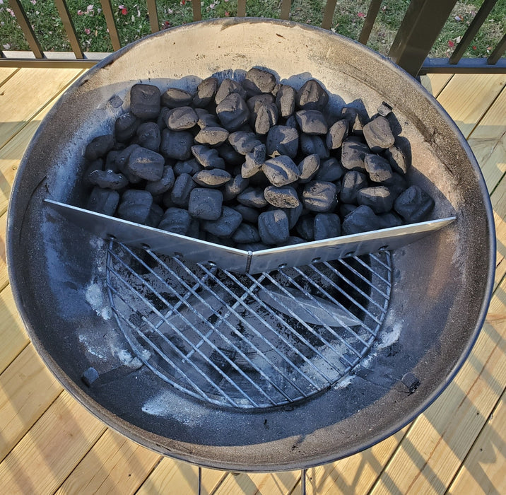 Hunsaker 22" Kettle Firewall Zone Cooking: The Versatile and Precise Way to Smoke Meat - The Kansas City BBQ Store
