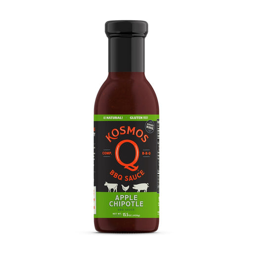 Kosmo's Q Sweet Apple Chipotle BBQ Sauce 15.5 oz. - The Kansas City BBQ Store