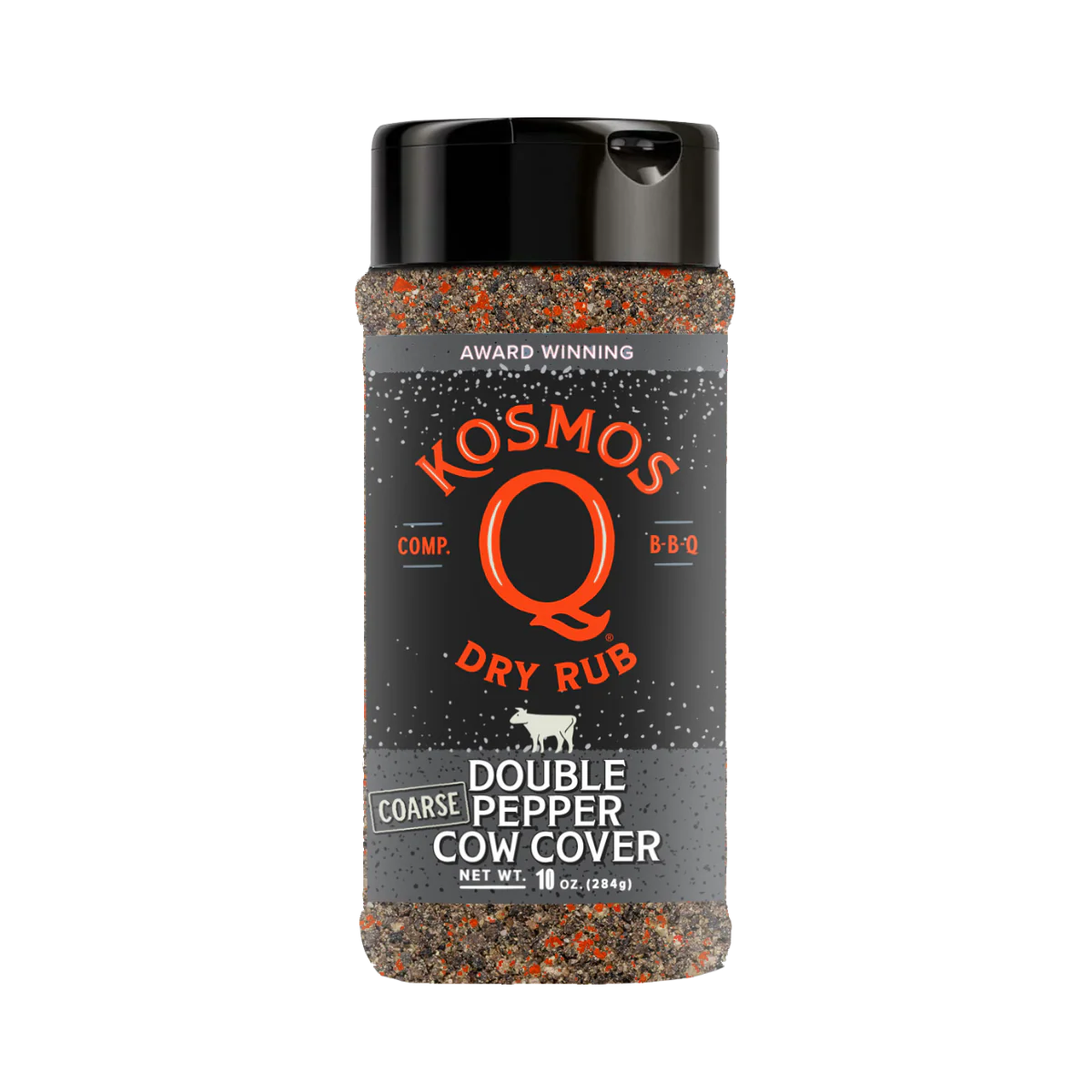 Kosmos Q Double Pepper Coarse Cow Cover Rub - The Kansas City BBQ Store