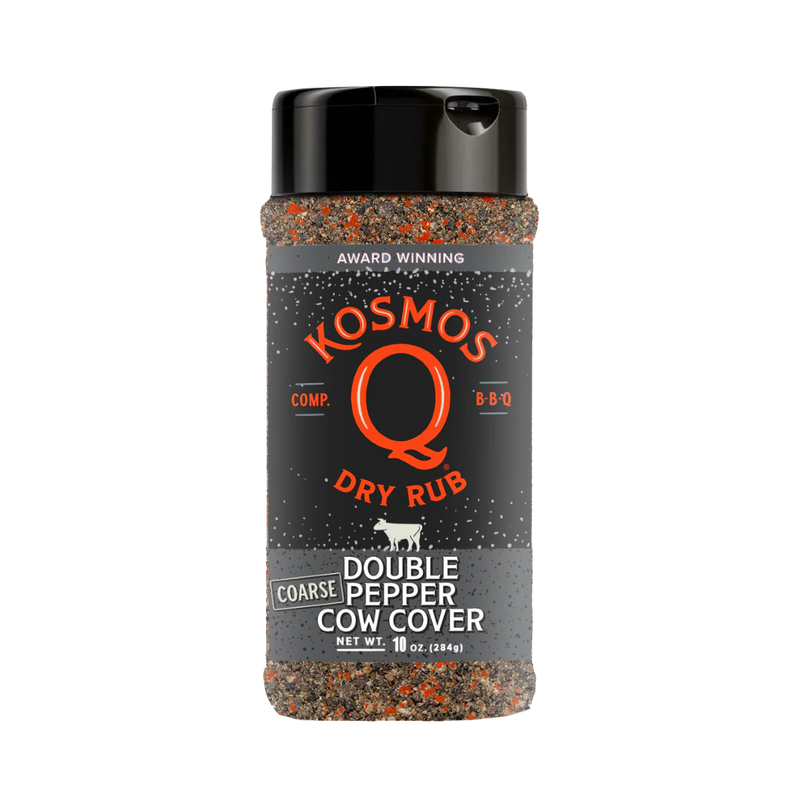 Kosmos Q Double Pepper Coarse Cow Cover Rub - The Kansas City BBQ Store