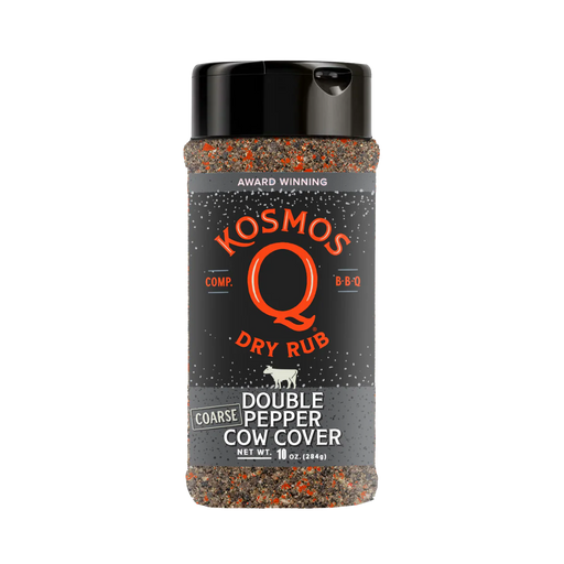 Kosmos Q Double Pepper Coarse Cow Cover Rub - The Kansas City BBQ Store