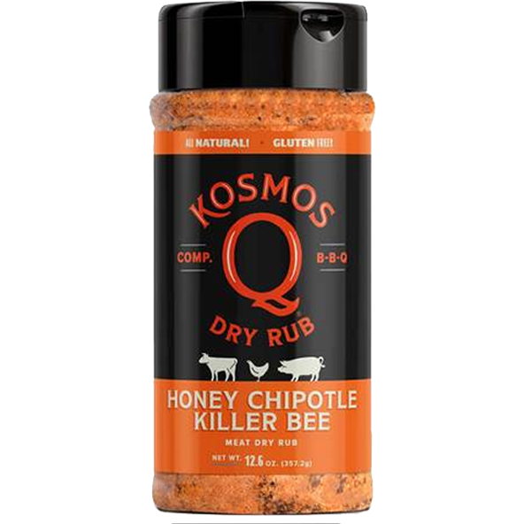 Kosmo's Q Killer Bee Chipotle BBQ Rub 12.6 oz. - The Kansas City BBQ Store
