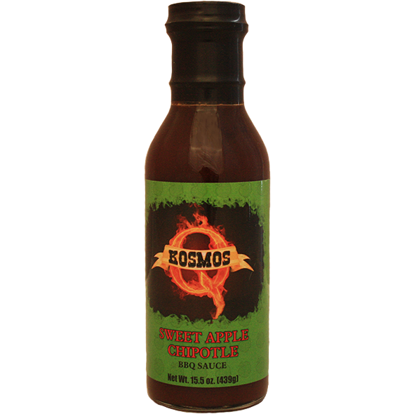 Kosmo's Q Sweet Apple Chipotle BBQ Sauce 15.5 oz. - The Kansas City BBQ Store