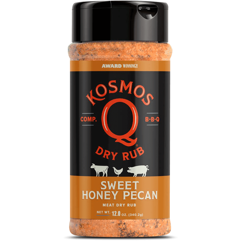 Kosmo's Q Sweet Honey Pecan Dry Rub 12 oz. - The Kansas City BBQ Store
