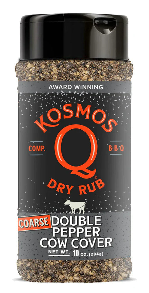 Kosmos Q Double Pepper Coarse Cow Cover Rub - The Kansas City BBQ Store