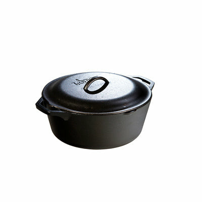 Lodge Cast Iron 7 qt. Dutch Oven - The Kansas City BBQ Store