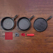 Lodge Essential Seasoned Cast Iron Pan Set - The Kansas City BBQ Store