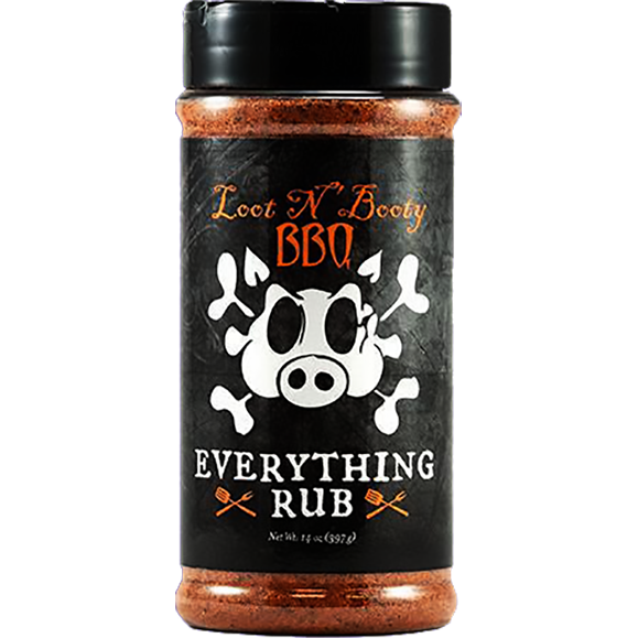 Loot N' Booty BBQ Everything Rub 14 oz. - Worldwide Shipping Available! | The Kansas City BBQ Store