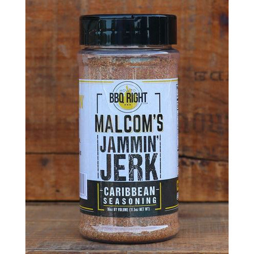 Malcom's Jammin' Jerk Seasoning 16 oz. - The Kansas City BBQ Store