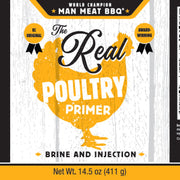 Man Meat Poultry Primer Brine 14.5oz - The Kansas City BBQ Store