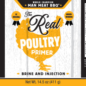 Man Meat Poultry Primer Brine 14.5oz - The Kansas City BBQ Store