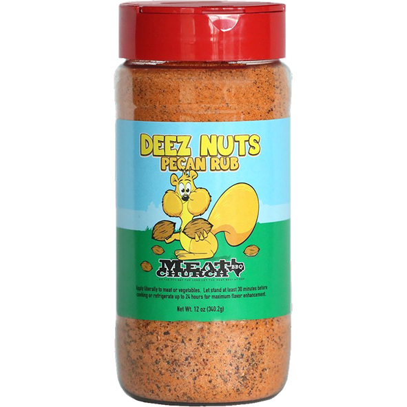 Meat Church Deez Nuts Pecan Rub 12 oz. - The Kansas City BBQ Store