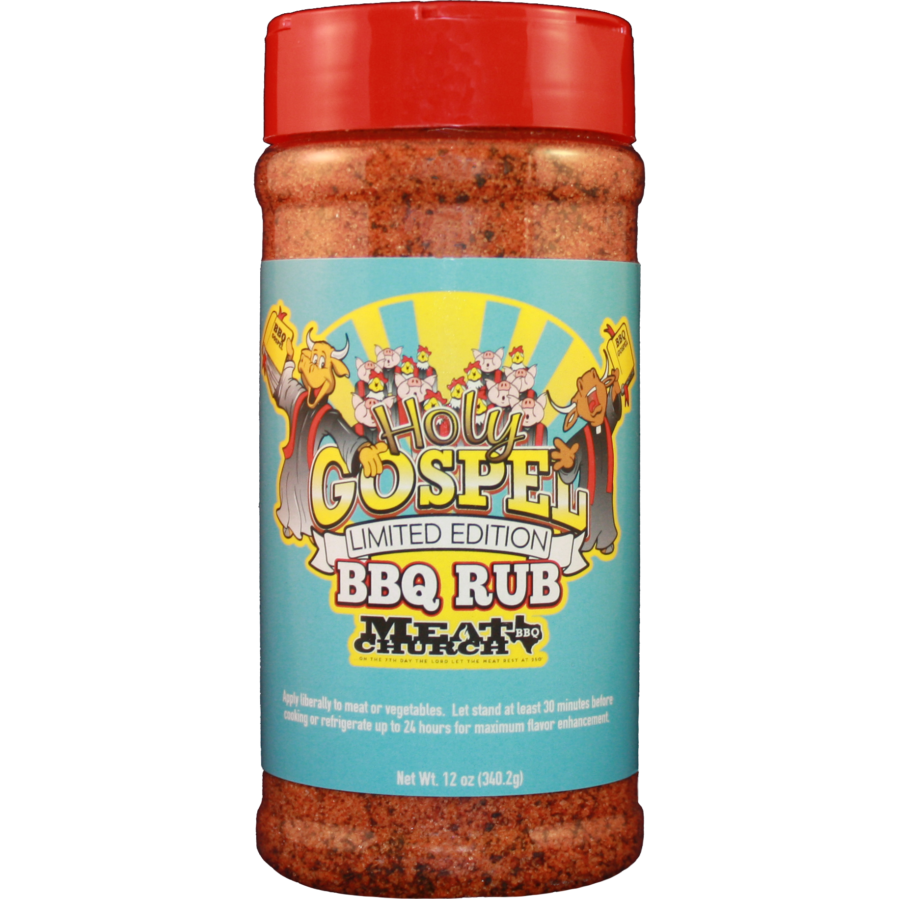 Meat Church Holy Gospel BBQ Rub 14 oz. - The Kansas City BBQ Store