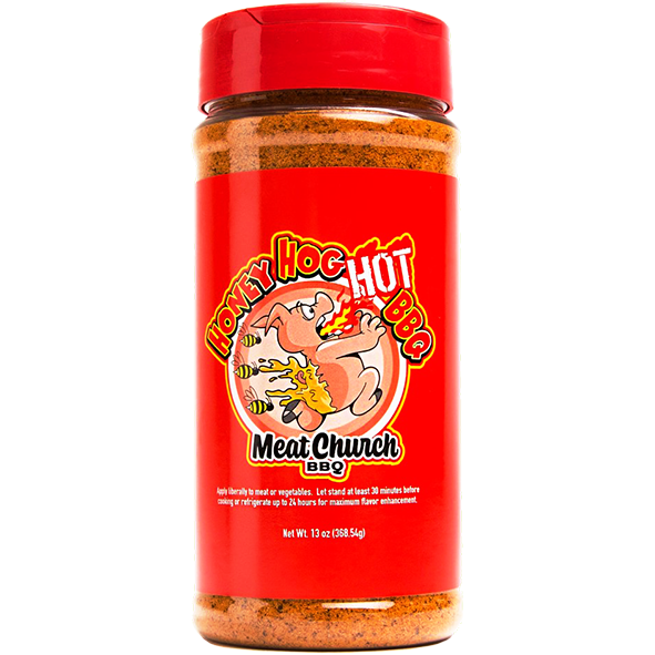 Meat Church Honey Hog Hot BBQ Rub 14 oz. - The Kansas City BBQ Store