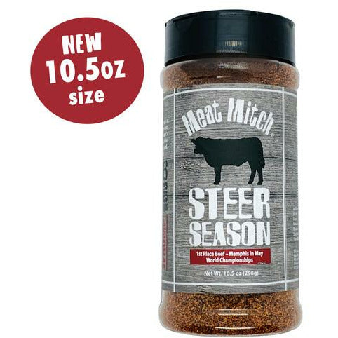 Meat Mitch Steer Season 9.5 oz. - The Kansas City BBQ Store