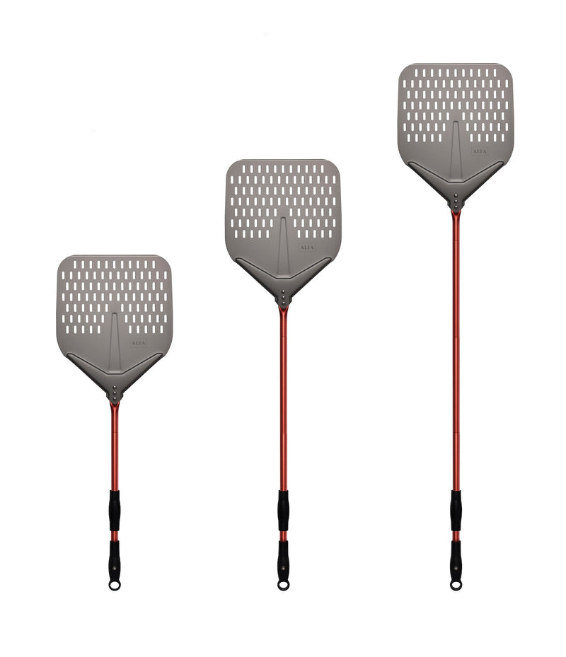 Alfa 36" 4 Piece Peel Set, Red - The Kansas City BBQ Store