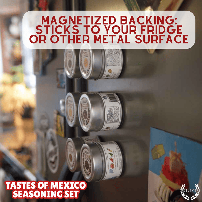 Mexican Seasoning Gift Set - Tastes of Mexico - Artisanal Spice Blends Six Pack