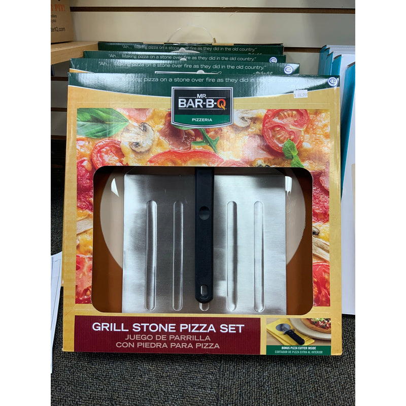 Mr. Bar-B-Q Grill Stone Pizza Set - The Kansas City BBQ Store