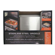 Mr. Bar-B-Q Stainless Steel Griddle with Wire Handle - The Kansas City BBQ Store