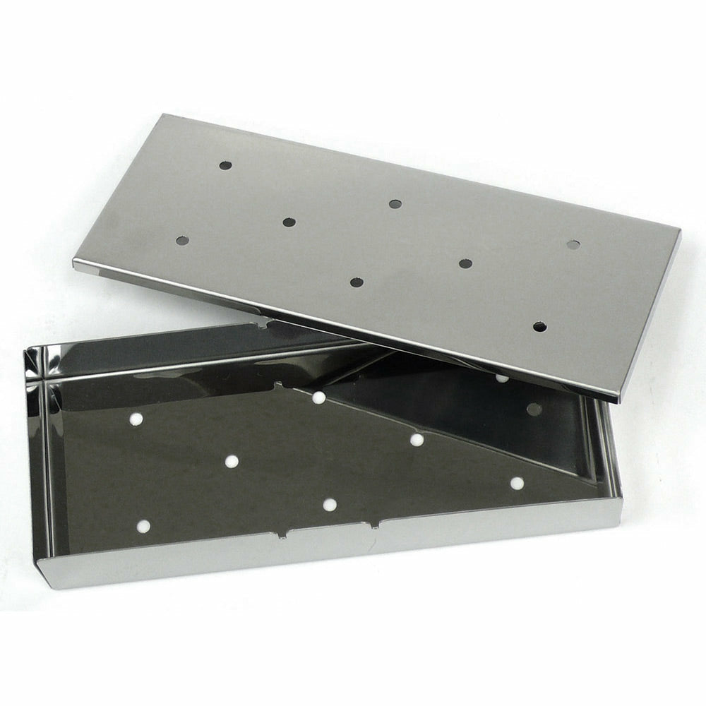 Mr. Bar-B-Q Stainless Steel Wood Chip Smoker Box - The Kansas City BBQ Store