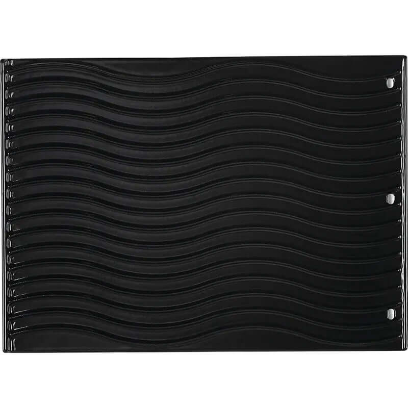 Napoleon 2-sided porcelain-enameled cast-iron griddle for Prestige 500 series, smooth and grooved surface.