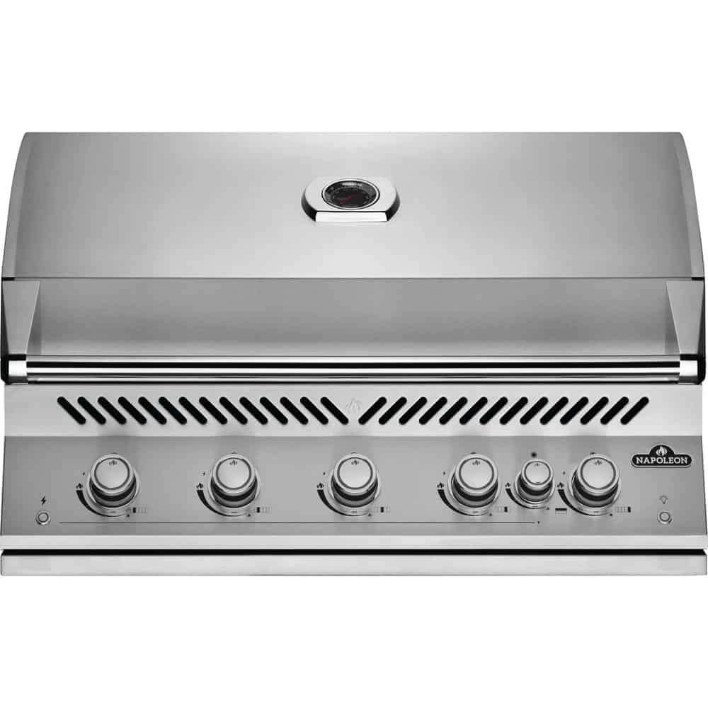 Napoleon Grills Built-In 700 Series 38 gas grill featuring infrared rear burner, a designed outdoor kitchen centerpiece.