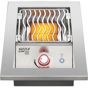 Infrared drop-in burner for grills with stainless steel design, SIZZLE ZONE™, perfect for searing steaks.
