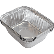 Disposable grill grease tray liners, aluminum trays for barbecue grill cleaning and grease collection.