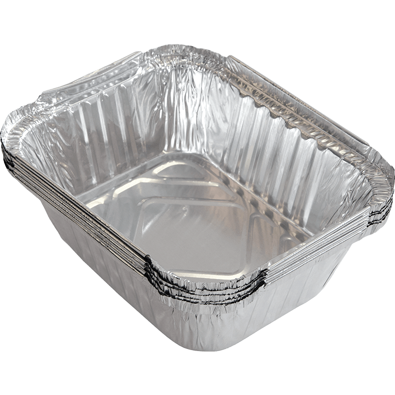Disposable grill grease tray liners, aluminum trays for barbecue grill cleaning and grease collection.