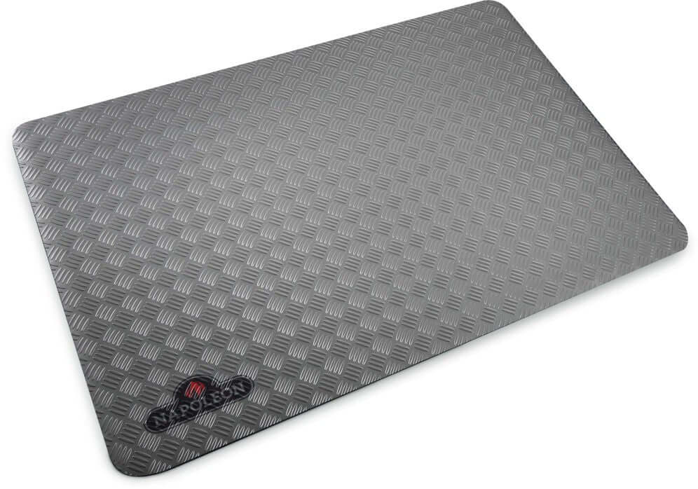 Napoleon grill mat for patio protection, 47"x42" durable surface for barbecue grills.