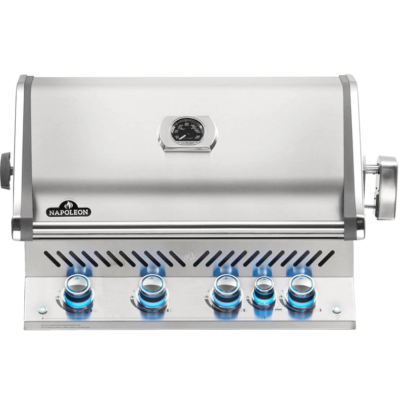 Napoleon Prestige Pro 500 Built-In Stainless Gas Grill - The Kansas City BBQ Store