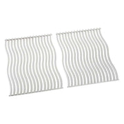 Stainless steel cooking grids for Napoleon grills, featuring iconic wave pattern, ideal for LEX 485 Gas Grills.