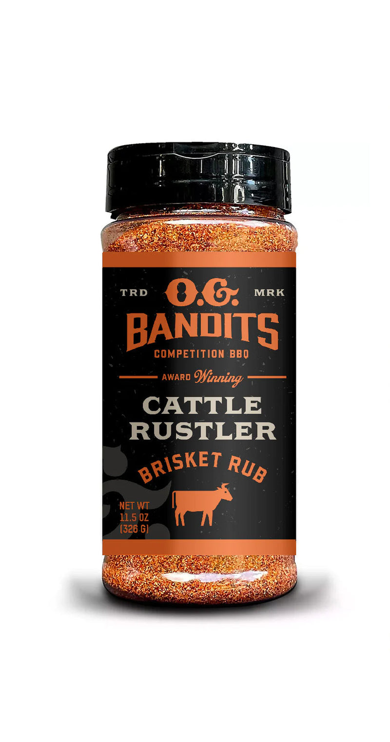 O.G. Bandits Cattle Rustler Brisket Rub 11.5oz - The Kansas City BBQ Store