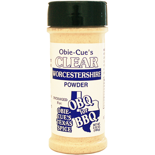 Obie-Cue's Clear Worcestershire Powder 3.52 oz. - The Kansas City BBQ Store