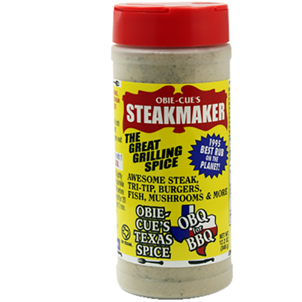 Obie-Cue's Steakmaker The Great Grilling Spice 12.2 oz. - The Kansas City BBQ Store
