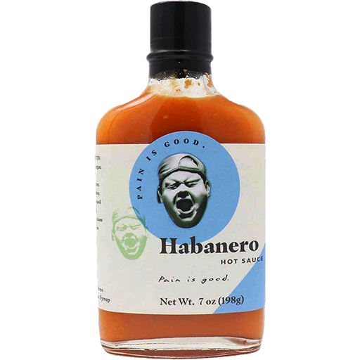 Pain is Good Habanero Hot Sauce  7 oz. - The Kansas City BBQ Store
