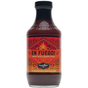 Plowboys BBQ En Fuego Spicy Sauce 16 oz. - The Kansas City BBQ Store