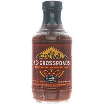 Plowboys BBQ KC Crossroads BBQ Sauce 16 oz. - The Kansas City BBQ Store