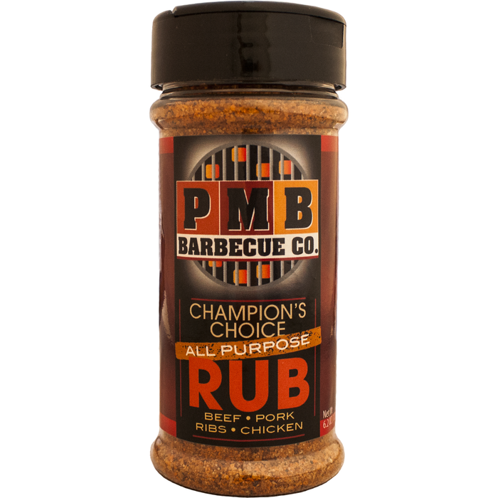 PMB Barbecue Co. Champion's Choice All Purpose Rub 6.2 oz. - The Kansas City BBQ Store