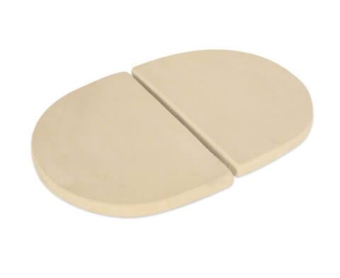 Primo Oval XL Heat Deflector Plates (2 pcs.) - The Kansas City BBQ Store