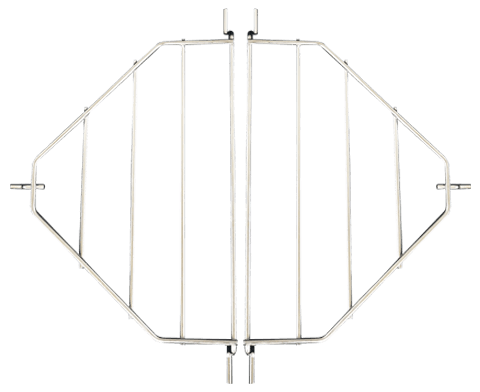 Primo Oval XXL Heat Deflector Rack/Drip Pan Rack (2 pcs.) - The Kansas City BBQ Store
