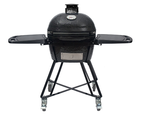 Primo Oval Junior Ceramic Charcoal Grill - The Kansas City BBQ Store