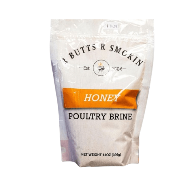 R Butts R Smokin' Honey Poultry Brine 14 oz. - The Kansas City BBQ Store